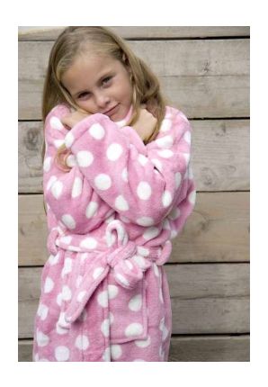 roze kinderbadjas
