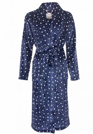 Blauwe sterren kamerjas dames