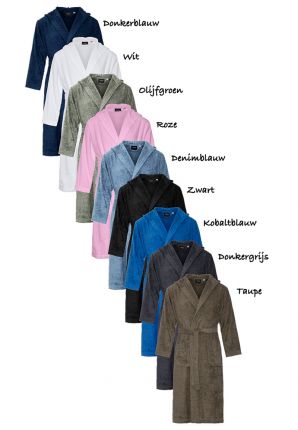 Saunabadjas met capuchon – 100% katoen – div. kleuren