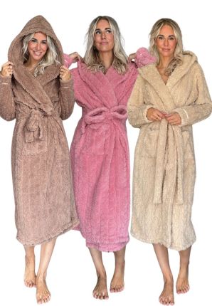 Kamerjas teddy fleece met kap - Charlie Choe Limited - 3 kleuren