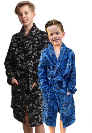 Game kinderochtendjas in fleece – 2 kleuren