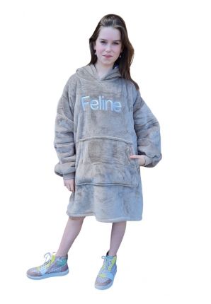 Fleece snuggie kind personaliseren