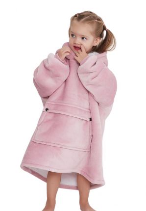 Snuggie roze - klein kind - mt. 104 t/m 134