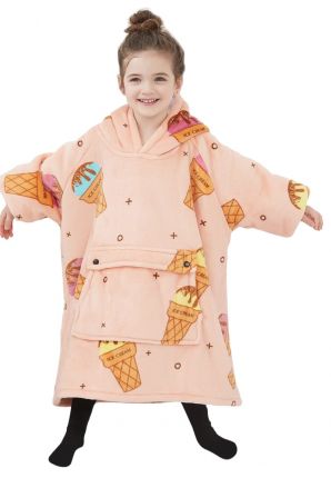 Ijsjes snuggie - klein kind - mt. 104 t/m 134