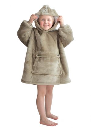 Snuggie khaki - klein kind - mt. 104 t/m 134