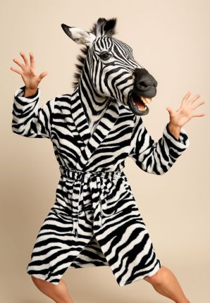 Badjas zebradesign