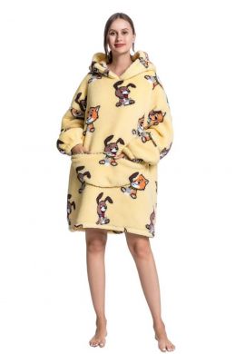 Fleece snuggie hond & kat