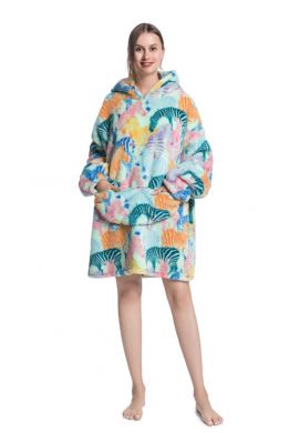 Fleece snuggie zebra's