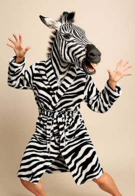 Badjas zebradesign