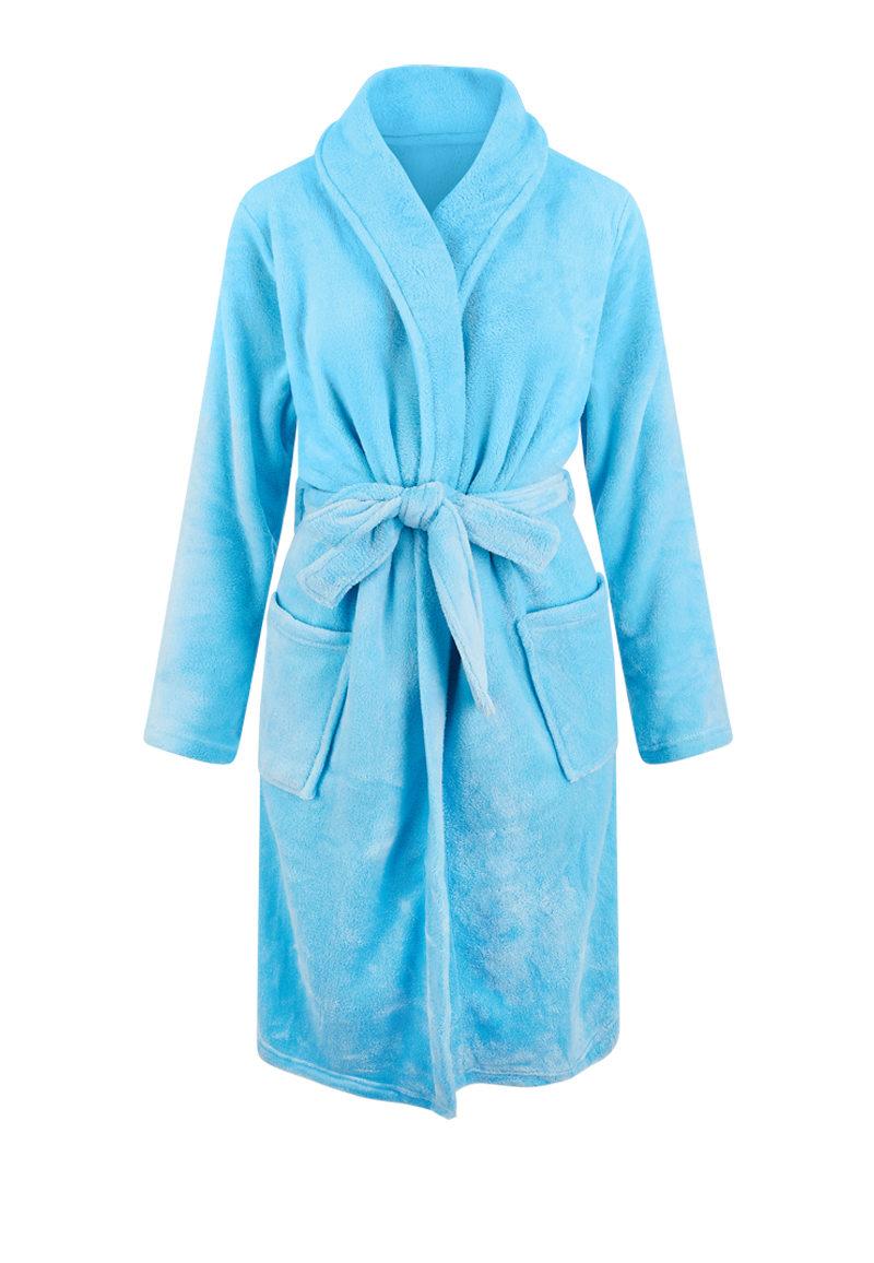 Relax Company Lichtblauwe Badjas Fleece - Unisex-xl/xxl